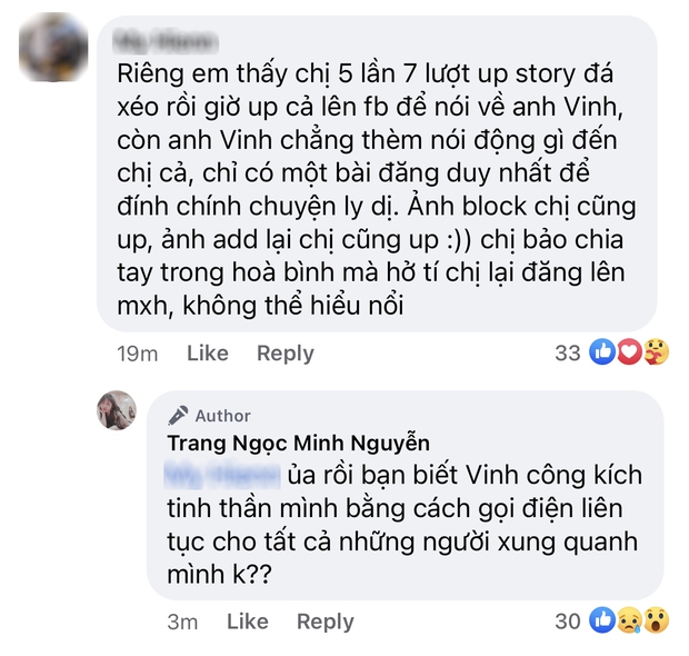 Dân mạng hỏi thẳng mặt chuyện đăng story đá xéo Vinh Râu, vợ cũ không những đáp trả mà còn rep không sót ai - Ảnh 5.