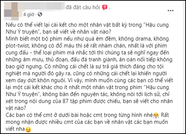 Fan Việt thi nhau viết 101 cái kết mới cho Như Ý Truyện: Như Ý bay lên cung trăng, Càn Long đóng đam mỹ luôn cho máu? - Ảnh 1.