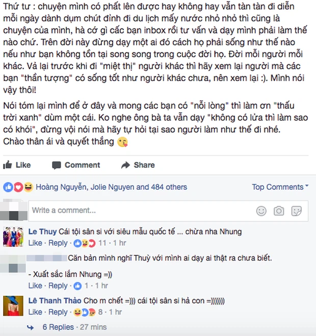 Hoàng Thùy và các mối quan hệ trong giới người mẫu: Bạn bè thì ít, kẻ thù lại nhiều - Ảnh 4. Hoàng Thùy và các mối quan hệ trong giới người mẫu: Bạn bè thì ít, kẻ thù lại nhiều - Ảnh 4.