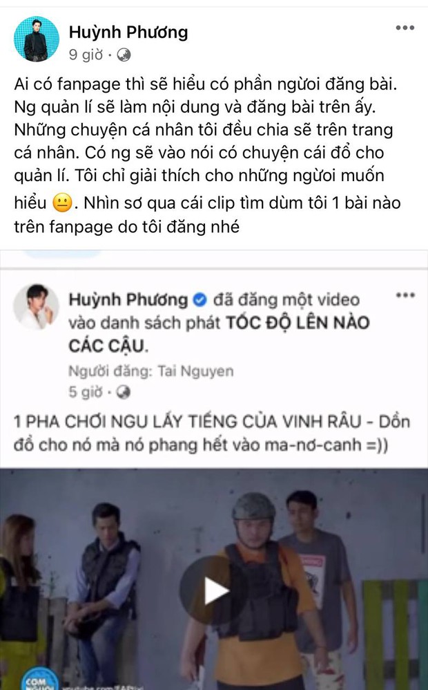 Huỳnh Phương lên tiếng về việc đăng ảnh bênh Vinh Râu, cà khịa Lương Minh Trang vì đăng nhiều story - Ảnh 3.
