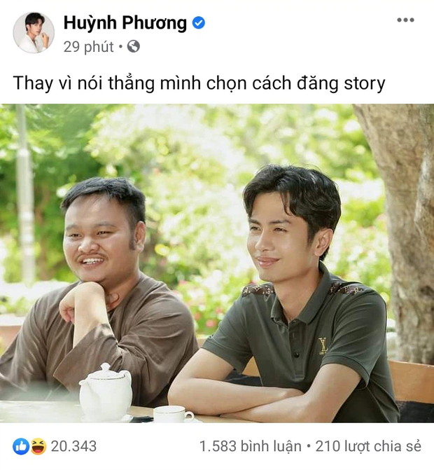 Huỳnh Phương lên tiếng về việc đăng ảnh bênh Vinh Râu, cà khịa Lương Minh Trang vì đăng nhiều story - Ảnh 2.