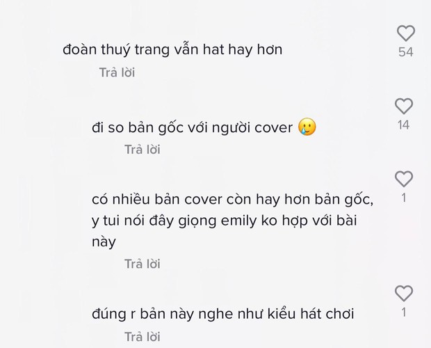 Emily hát thay thế nữ ca sĩ làm nên hit lớn cùng ông xã BigDaddy nhưng bị netizen chê không hay bằng bản gốc - Ảnh 5. Emily hát thay thế nữ ca sĩ làm nên hit lớn cùng ông xã BigDaddy nhưng bị netizen chê không hay bằng bản gốc - Ảnh 5.