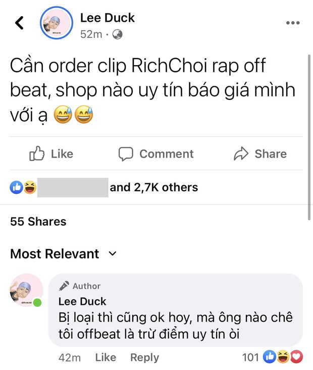 Trước khi chỉ trích King Of Rap cơ cấu rẻ tiền, RichChoi cũng từng bóc phốt Rap Việt khi bị loại ngay vòng gửi xe - Ảnh 13. Trước khi chỉ trích King Of Rap cơ cấu rẻ tiền, RichChoi cũng từng bóc phốt Rap Việt khi bị loại ngay vòng gửi xe - Ảnh 13.