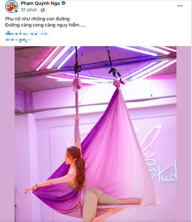 Dụi mắt cho kĩ: Quỳnh Nga mặc đồ nude đu dây nhìn nguy hiểm quá, vòng 3 phập phồng tưởng lộ 100% mà toát mồ hôi hột - Ảnh 1. Dụi mắt cho kĩ: Quỳnh Nga mặc đồ nude đu dây nhìn nguy hiểm quá, vòng 3 phập phồng tưởng lộ 100% mà toát mồ hôi hột - Ảnh 1.