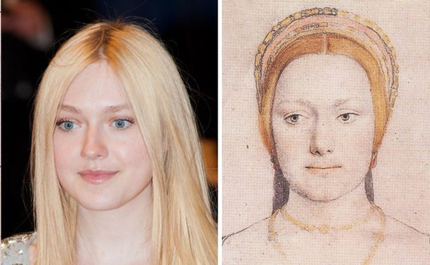 Kinh ngạc khi phát hiện 11 người nổi tiếng và những bức họa từ thời trung cổ có đặc điểm giống nhau - Ảnh 9.