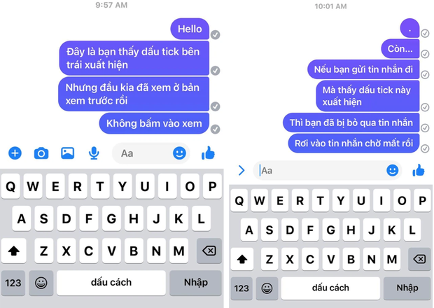 Biểu tượng này giúp bạn nhận biết ai đã bơ đẹp mình trên Messenger - Ảnh 2.