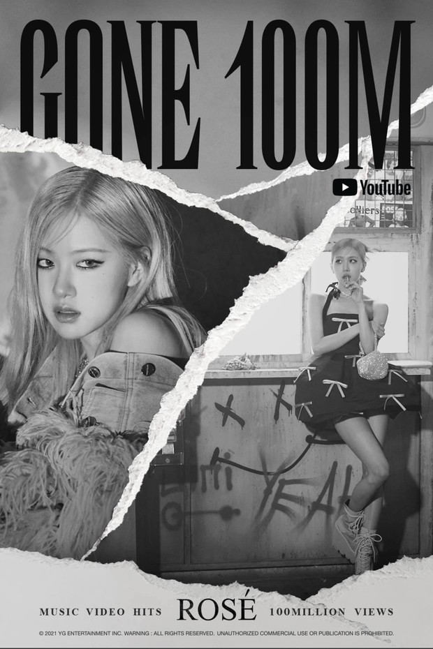 MV Gone cán mốc 100 triệu view, Rosé (BLACKPINK) lại có thêm kỷ lục - Ảnh 1.