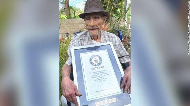 Cụ ông Puerto Rico lập kỷ lục người đàn ông sống thọ nhất thế giới - Ảnh 1.