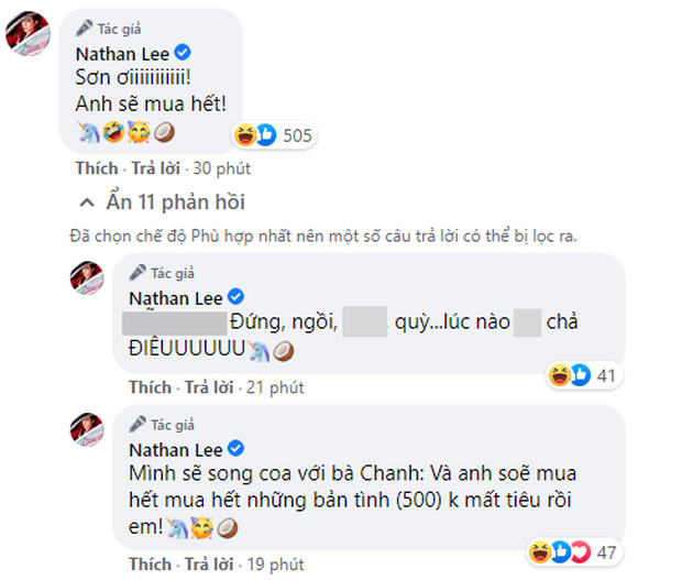Nathan Lee bóc bình luận của Cao Thái Sơn gọi việc ép giá bài Khắc Việt như cái giẻ lau nhà, còn nhắc tới Phương Thanh gì đây? - Ảnh 5. Nathan Lee bóc bình luận của Cao Thái Sơn gọi việc ép giá bài Khắc Việt như cái giẻ lau nhà, còn nhắc tới Phương Thanh gì đây? - Ảnh 5.