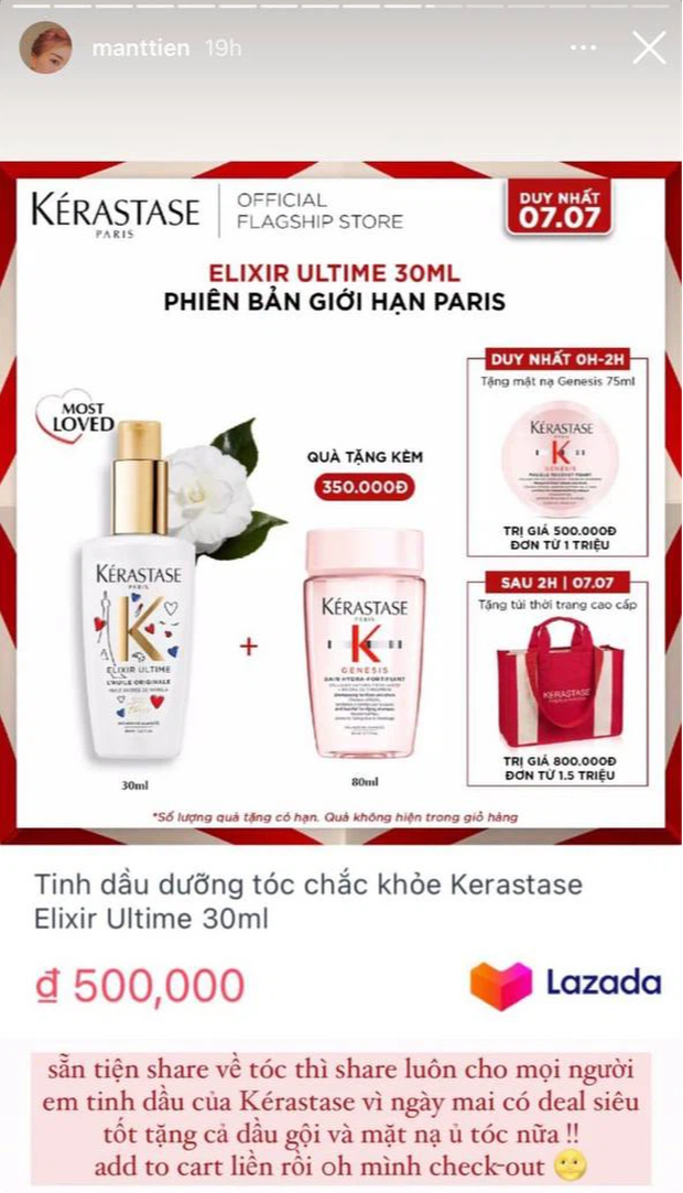 Mẫn Tiên nhuộm tóc hồng max xinh, mách luôn chị em 2 sản phẩm dưỡng để giữ tóc tẩy luôn xịn mịn - Ảnh 5.