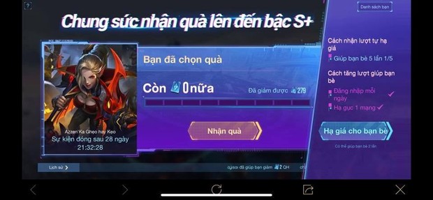 Liên Quân Mobile: Game thủ cực nhọ dính cú lừa skin bậc S+ từ sự kiện nhận skin miễn phí, đến mức ngỡ ngàng, ngơ ngác và bật ngửa - Ảnh 3.