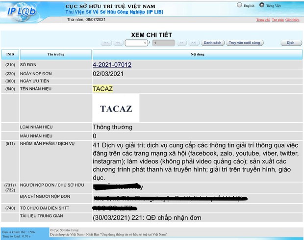 Hết PewPew lại đến lượt streamer Tacaz than trời vì tên thương hiệu bị đăng ký bản quyền - Ảnh 2.
