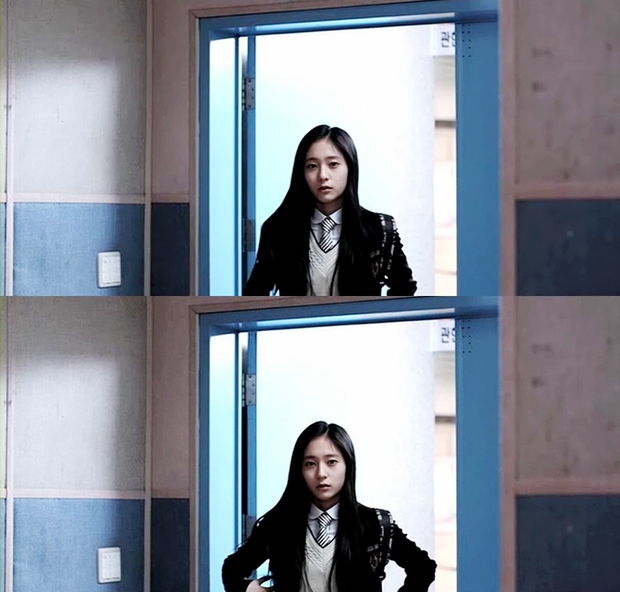 Krystal diện đồng phục cho phim mới mà Knet giật mình tưởng ảnh thời The Heirs 8 năm trước, visual hack tuổi sởn da gà - Ảnh 4.