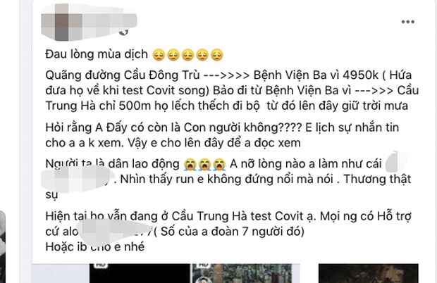 7 lao động ở Hà Nội bắt taxi 4,9 triệu đồng bị bỏ rơi phải đi bộ 6km và hành động ấm lòng của những người xa lạ - Ảnh 3.