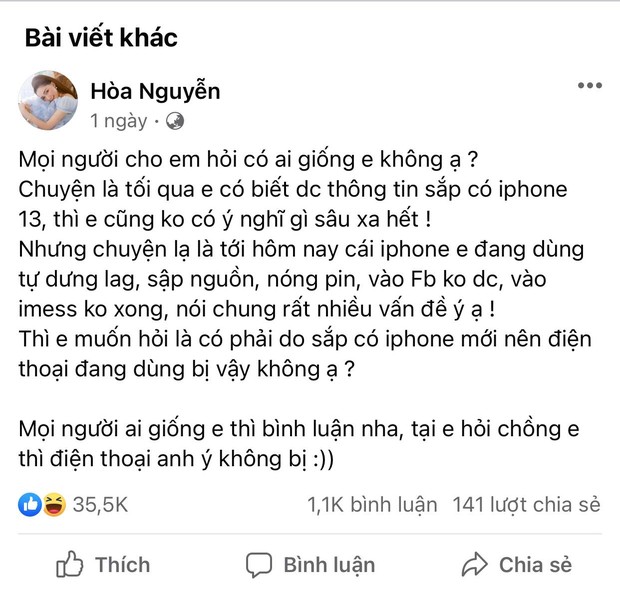 Hoà Minzy tung văn mẫu cho chị em muốn đổi đời lên iPhone 13, xem mà phải gật gù lia lịa! - Ảnh 2.