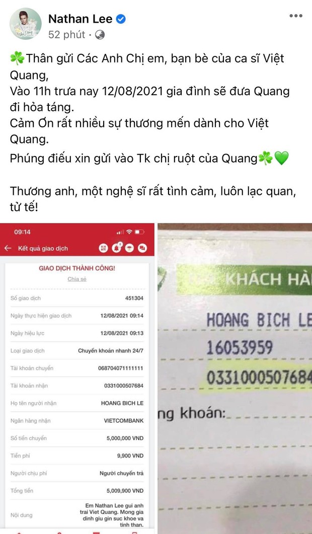 Tang lễ gấp rút của ca sĩ Việt Quang: Không kèn trống, khâm liệm tại nhà riêng, xót xa nụ cười người quá cố trên di ảnh - Ảnh 5.