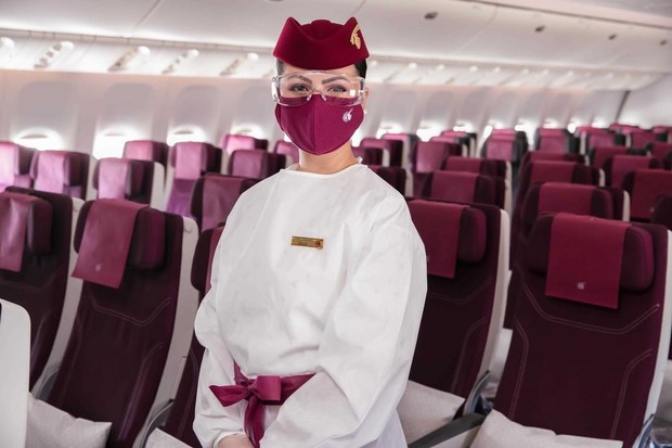 Tiếp viên hoạt động trong mùa dịch