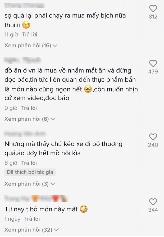 Thấy cảnh món ăn vặt quen thuộc ở Việt Nam được chất đầy trên xe xích lô, dân mạng hốt hoảng: Từ nay nên ăn nữa không? - Ảnh 3. Thấy cảnh món ăn vặt quen thuộc ở Việt Nam được chất đầy trên xe xích lô, dân mạng hốt hoảng: Từ nay nên ăn nữa không? - Ảnh 3.