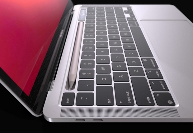 Lộ diện mô hình MacBook Pro với khay chứa bút cảm ứng - Ảnh 6.