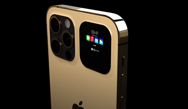 Cận ngày ra mắt, iPhone 13 Pro lộ thêm concept với hai màn hình cực dị - Ảnh 3.