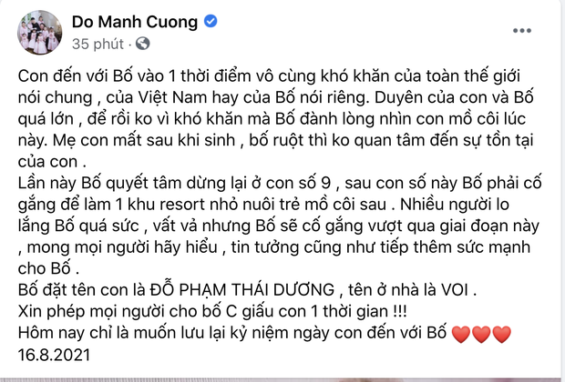 NTK Đỗ Mạnh Cường nhận thêm con nuôi thứ 9, tiết lộ dự định khủng khiến Hồng Vân và loạt sao Việt xúc động - Ảnh 2.