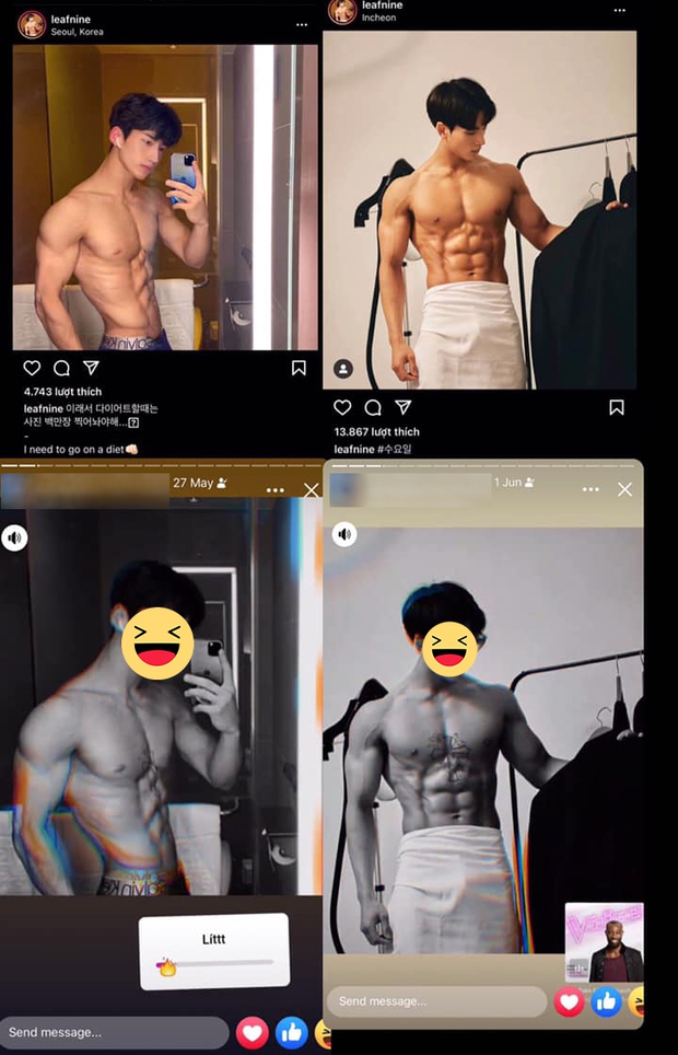 Xôn xao vụ trai trẻ 2k1 bị tố chôm ảnh hot boy nước ngoài lấy le tán gái, đỉnh cao là gắn cả mặt mình vào body người khác - Ảnh 4. Xôn xao vụ trai trẻ 2k1 bị tố chôm ảnh hot boy nước ngoài lấy le tán gái, đỉnh cao là gắn cả mặt mình vào body người khác - Ảnh 4.