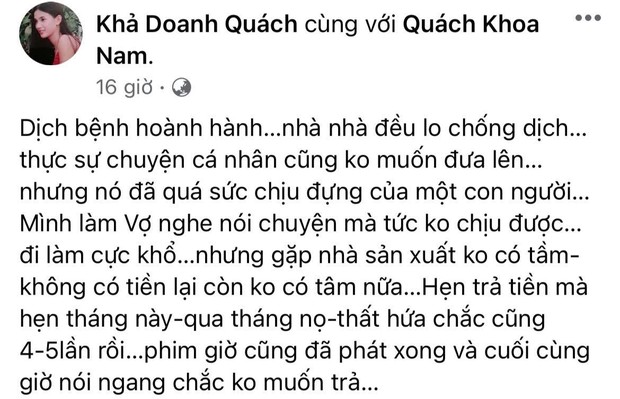 Đạo diễn Trong Vòng Xoay Tội Ác livestream tố nhà sản xuất chiêu trò “giam lương”, gia đình 4 miệng ăn chỉ còn 14 nghìn - Ảnh 6.