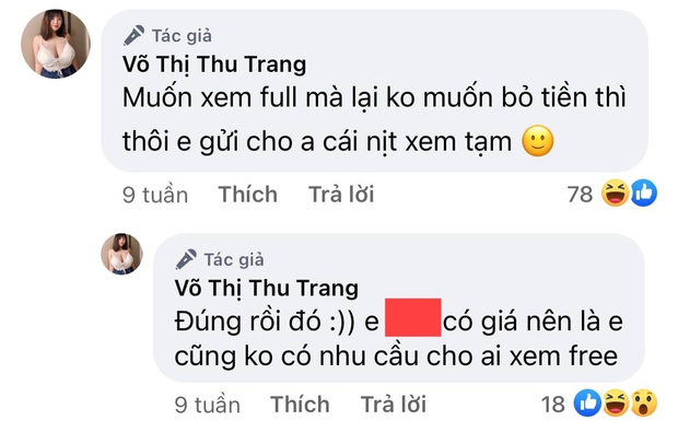 Bị tố liên tục PR kiếm tiền từ nội dung 18+, girl Hải Dương có vòng 1 khủng đáp trả: Muốn xem full mà không bỏ tiền thì gửi cho cái nịt! - Ảnh 4.