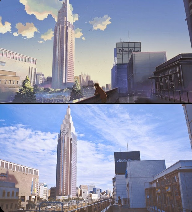 Nao lòng chùm ảnh Tokyo trong anime 5cm/s đẹp y hệt đời thực: Vẻ đẹp của tình yêu xa, của sự đợi chờ, của nỗi buồn giữa lòng thành phố - Ảnh 11.