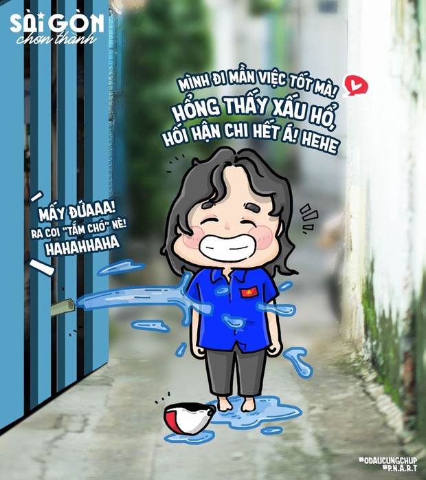 Vào coi bộ tranh “Sài Gòn chơn thành” có siêu năng lực khiến bạn mỉm cười trong tích tắc nè! - Ảnh 11.