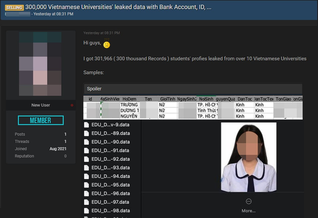 360.000 dữ liệu học sinh, giáo viên Việt Nam bị hacker rao bán, nghi vấn bị lộ từ một website giáo dục trực tuyến! - Ảnh 4.