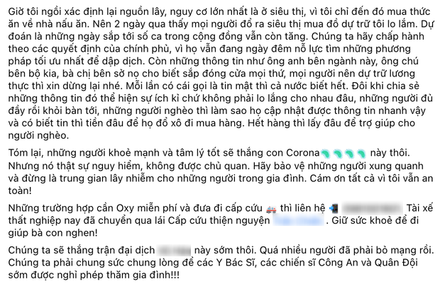 Diễn viên Anh Đức nhiễm Covid-19, thông báo đã cách ly 20 ngày tại nhà và tình hình hiện tại - Ảnh 3.