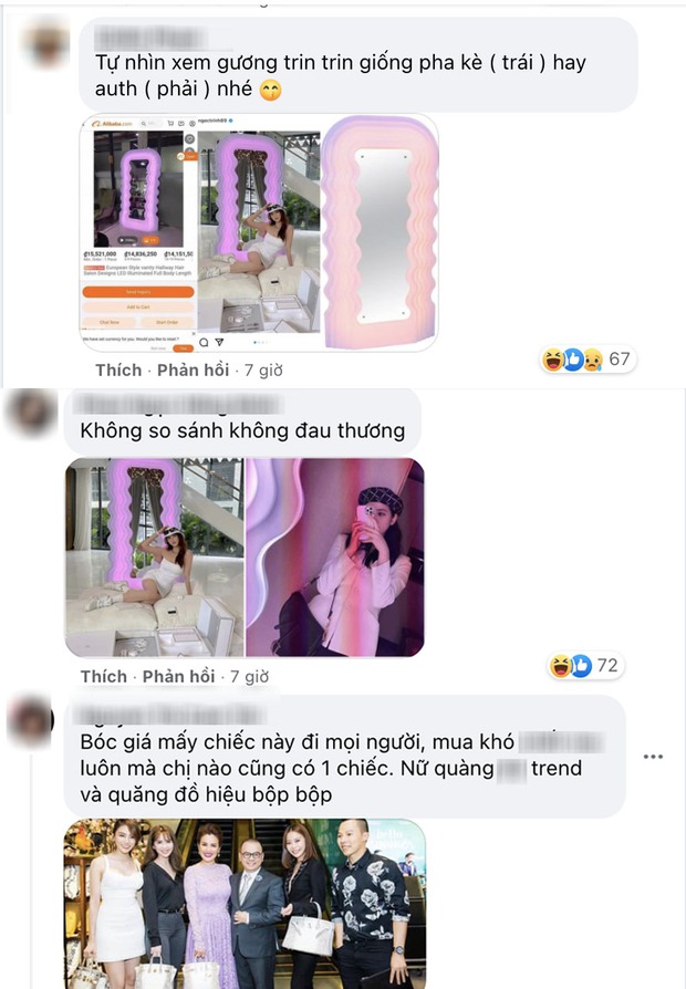 Ngọc Trinh khoe gương 280 triệu giống Jisoo, Bella Hadid và tag cả hãng, nhưng bị netizen soi là hàng fake giá chỉ 15 triệu? - Ảnh 3.