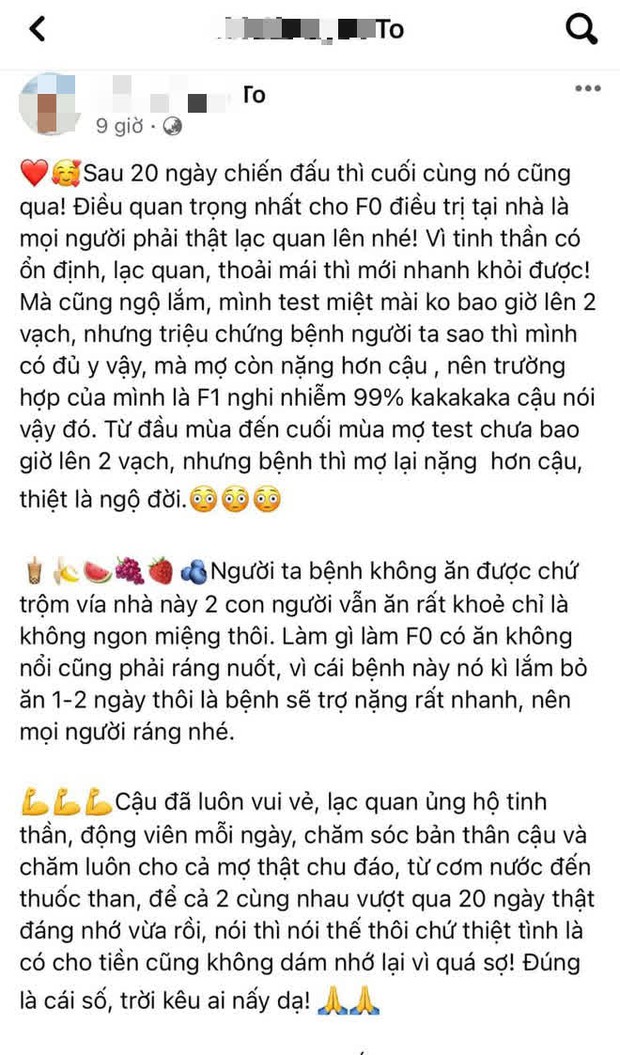 Bạn gái xác nhận sống cùng nhà, tiết lộ tình trạng sức khoẻ của bản thân sau khi Anh Đức nhiễm Covid-19 - Ảnh 2.