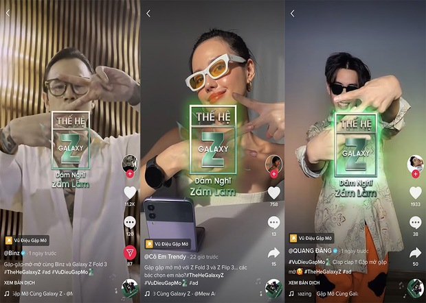 Bản nhạc chủ đề Thế hệ Galaxy Z nhanh chóng lọt top thịnh hành trên TikTok vì quá cháy - Ảnh 7.
