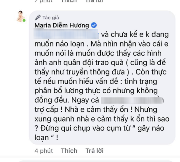 HH Diễm Hương than thở 3 tháng khu mình sống không được nhận 1 cọng rau, netizen lập tức chỉ ra điểm sai - Ảnh 3.