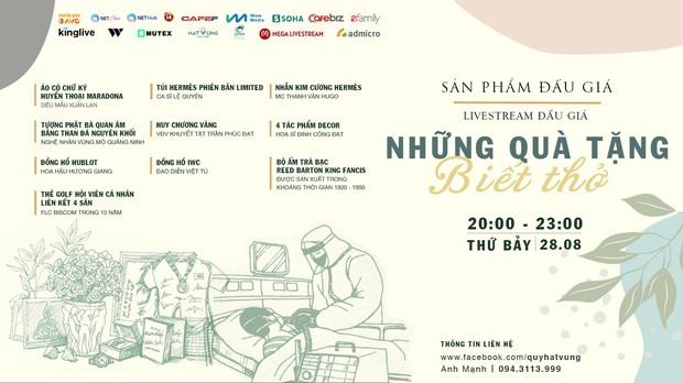 Phiên đấu giá đặc biệt nhất giữa dịch Covid-19: Hương Giang, Lệ Quyên quyên góp vật phẩm giá khủng, dàn sao hot Vbiz tham dự! - Ảnh 25.