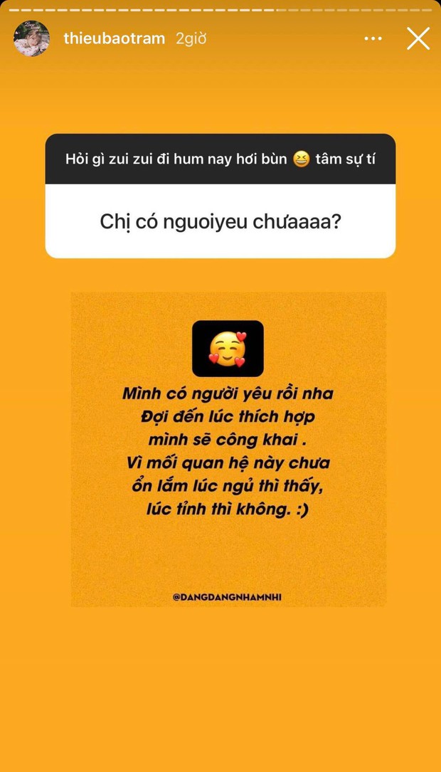 Thiều Bảo Trâm tiết lộ đã có người yêu và còn lên kế hoạch kết hôn sau nửa năm vướng ồn ào trà xanh? - Ảnh 2.