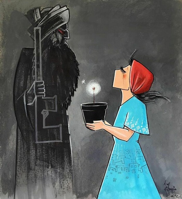 Nữ nghệ sĩ graffiti hiếm hoi của Afghanistan và 20 tác phẩm đường phố đầy ám ảnh về thân phận người phụ nữ - Ảnh 6.