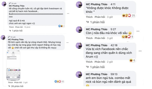 Kẻ xấu ngang nhiên hack tài khoản Facebook của MC Phương Thảo ngay trên sóng livestream - Ảnh 3.