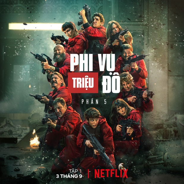 Money Heist 5 bùng nổ số điểm cao ngất, netizen Việt nức nở: Hồi hộp và xuất sắc tới căng não, phút cuối bi kịch khóc hết nước mắt! - Ảnh 1.