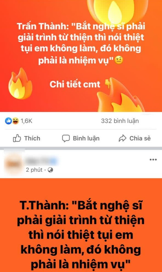 Netizen tổng tấn công đòi sao kê từ thiện, phát ngôn của Trấn Thành hot lại: Phải giải trình thì thà tụi em không làm, đó không phải nhiệm vụ - Ảnh 4. Netizen tổng tấn công đòi sao kê từ thiện, phát ngôn của Trấn Thành hot lại: Phải giải trình thì thà tụi em không làm, đó không phải nhiệm vụ - Ảnh 4.