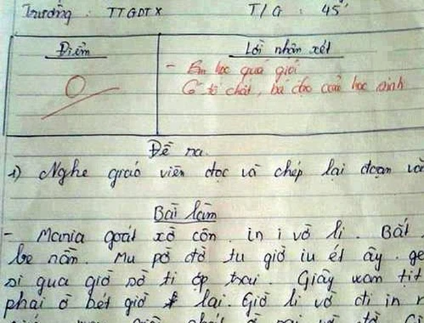 Giáo viên trừ thẳng tay 0 điểm dù khen ngợi nam sinh học quá giỏi, đọc lý do mà chỉ biết nể phục cô - Ảnh 1. Giáo viên trừ thẳng tay 0 điểm dù khen ngợi nam sinh học quá giỏi, đọc lý do mà chỉ biết nể phục cô - Ảnh 1.