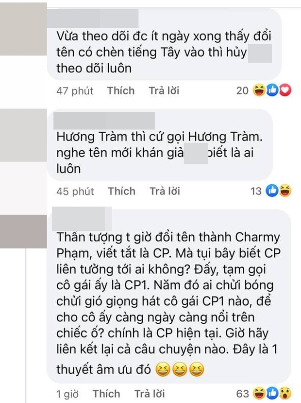 Hương Tràm vừa đổi tên Facebook viết tắt là CP, netizen lập tức gọi tên Chi Pu! - Ảnh 4.