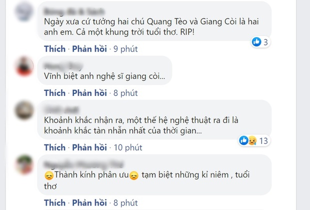 Netizen nhói lòng trước tin nghệ sĩ Giang Còi qua đời: Chào chú, một bầu trời tuổi thơ! - Ảnh 2.