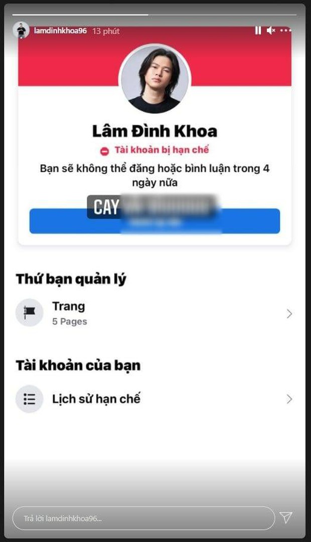 Học theo Linh Ngọc Đàm, streamer Rambo tiếp tục bị Facebook sờ gáy - Ảnh 2.