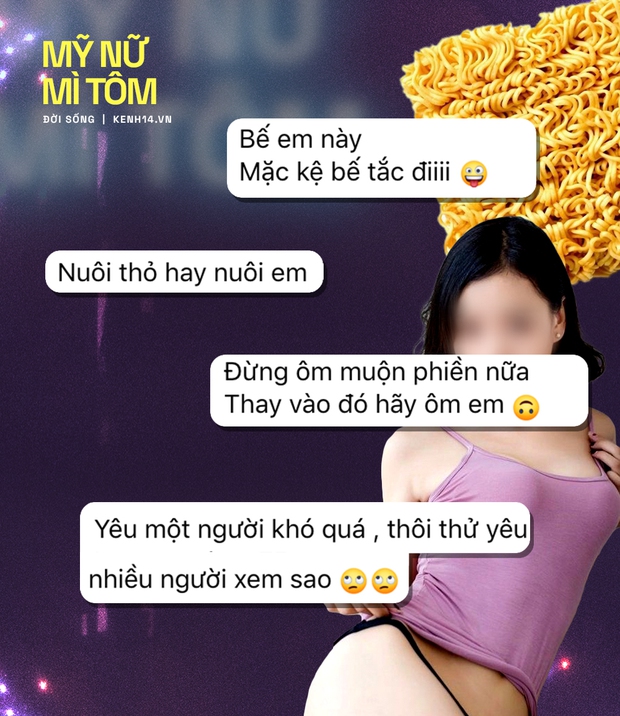 Mỹ nữ mì tôm đang xuất hiện khắp nơi: Họ là ai, như nào mà các anh giai thừa nhận cứ ngon là ăn? - Ảnh 4.