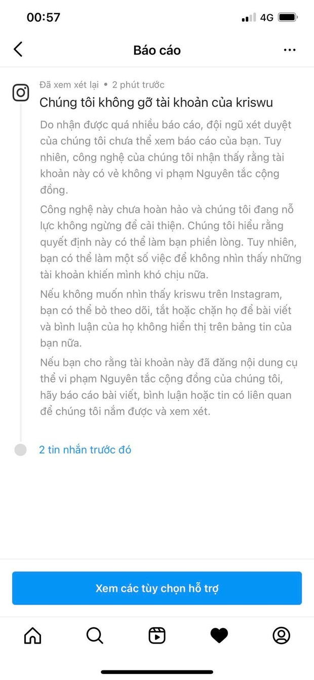 Tài khoản Ngô Diệc Phàm bị bão report sau scandal hiếp dâm, nhưng câu trả lời của Instagram mới là điều khiến netizen thất vọng - Ảnh 4.