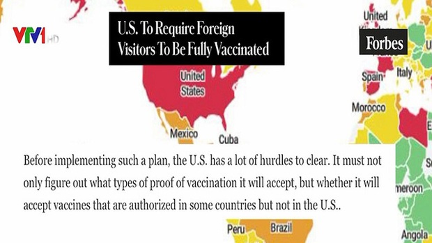 Đề xuất hộ chiếu vaccine khi nhập cảnh Mỹ - Ảnh 1.