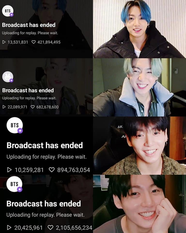 Jungkook (BTS) livestream thu về lượng tương tác siêu khủng, phá vỡ luôn kỷ lục của bản thân trên Vlive - Ảnh 4.